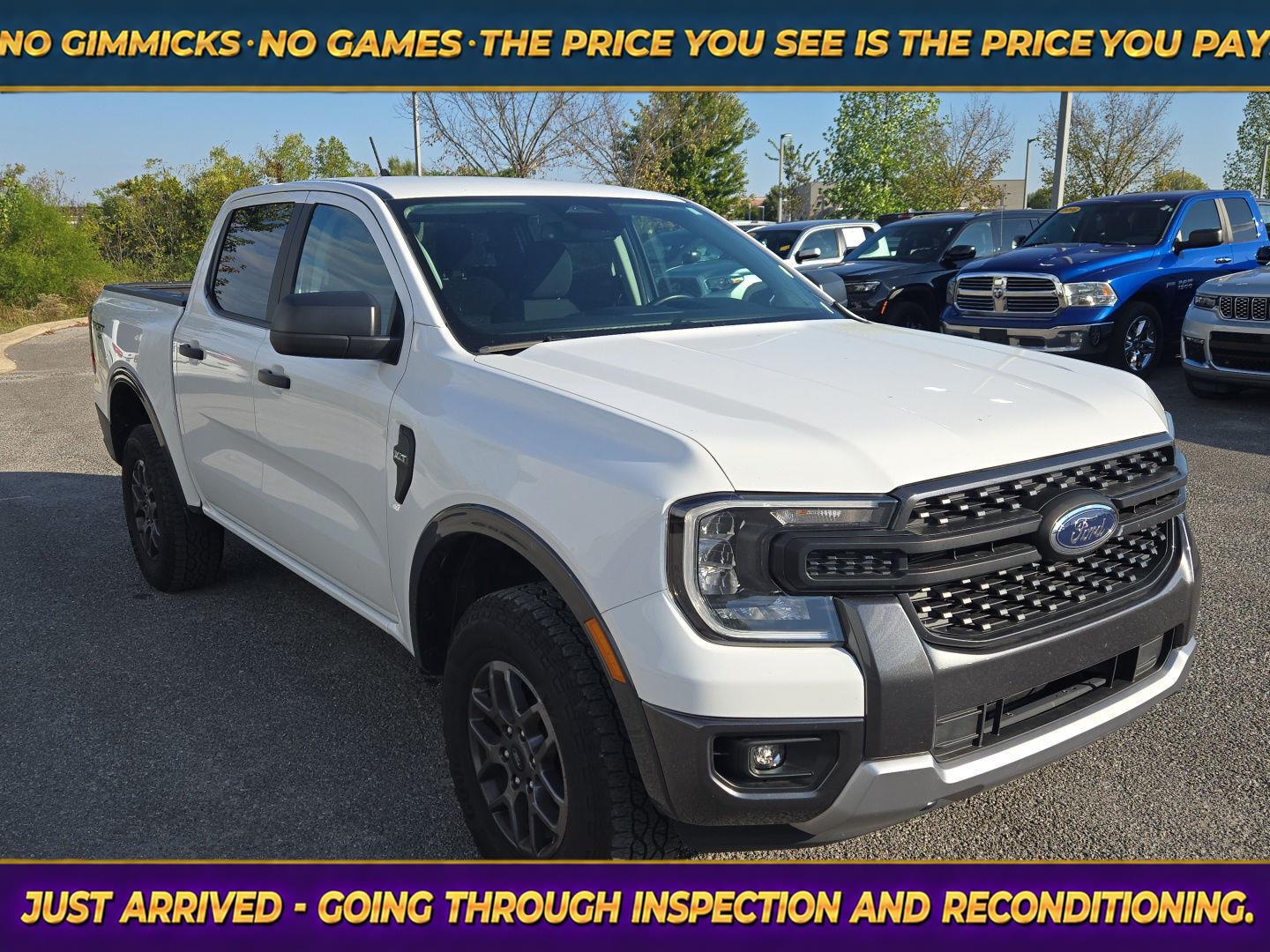 Oxford White 2024 Ford Ranger Pickup Truck Four-Wheel Drive Automatic