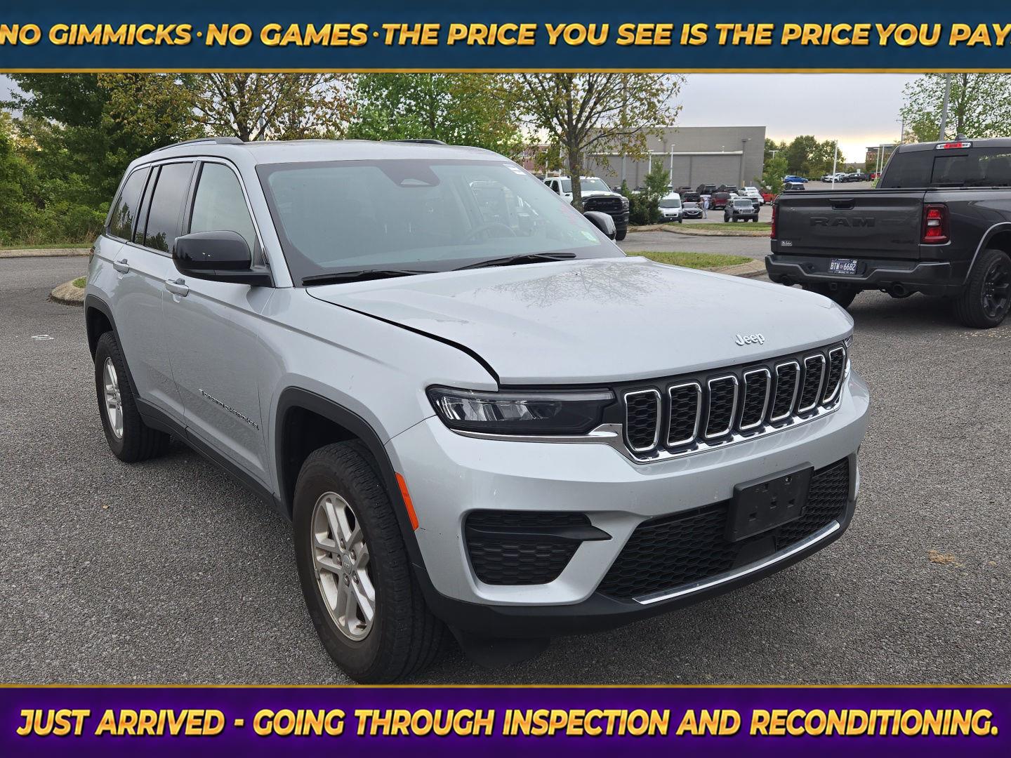 Silver Zynith 2023 Jeep Grand Cherokee SUV / Crossover Four-Wheel Drive 8-Speed Automatic