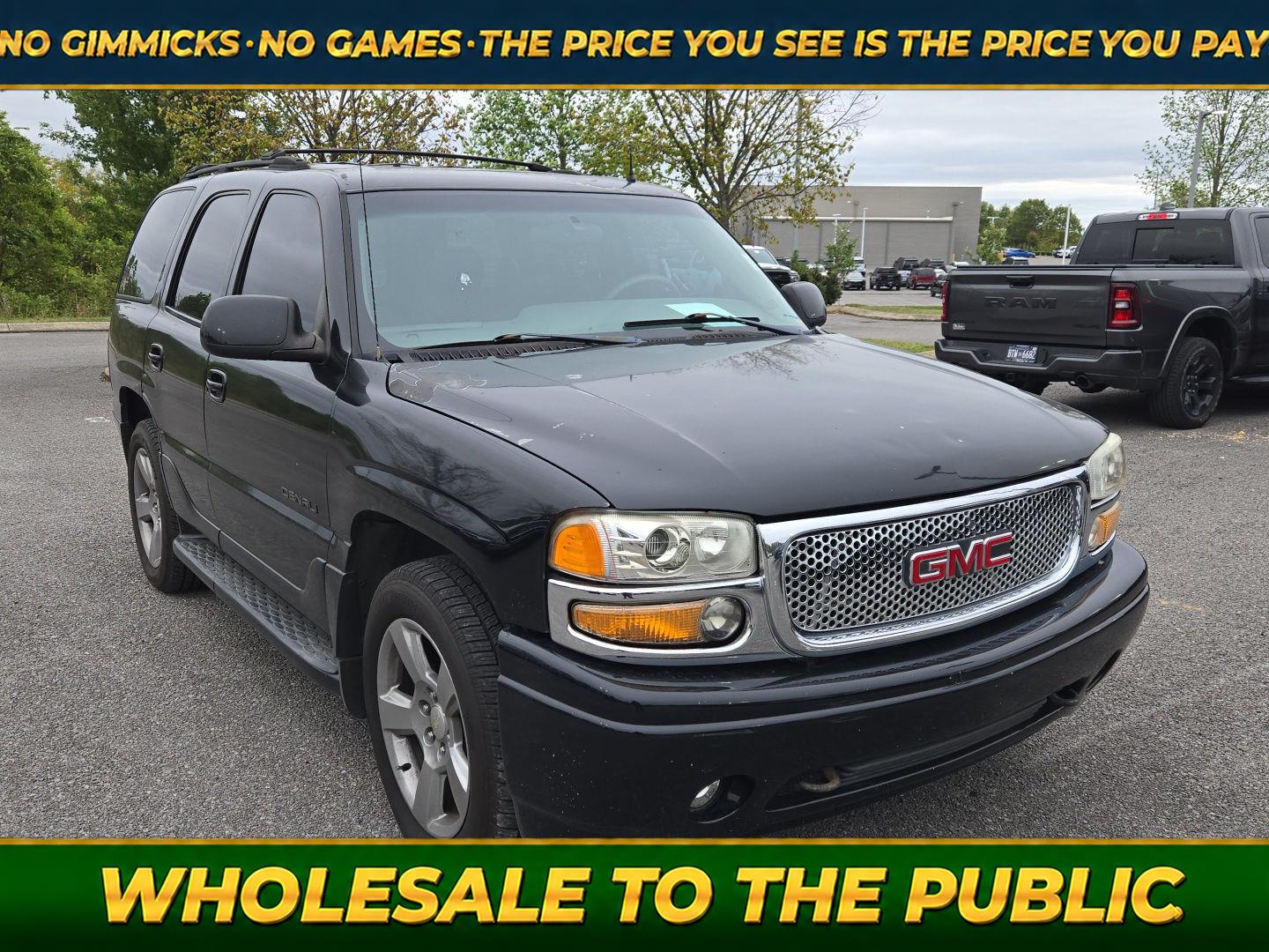 Onyx Black 2002 GMC Yukon SUV / Crossover All-Wheel Drive 4-Speed Automatic Overdrive