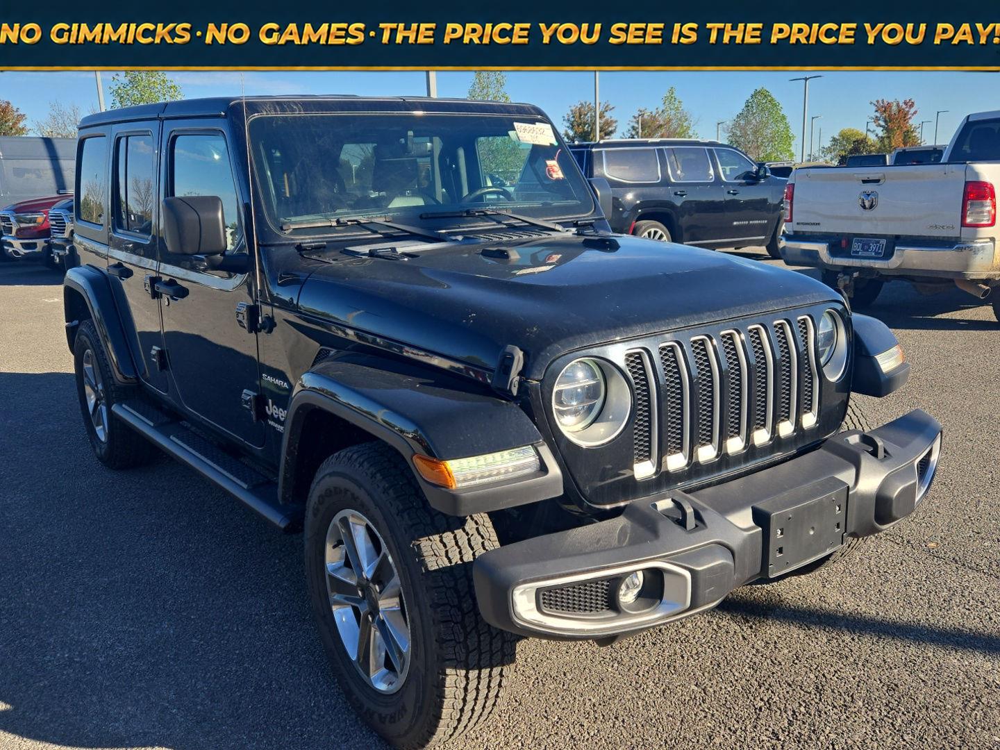 Black Clearcoat 2022 Jeep Wrangler SUV / Crossover Four-Wheel Drive 8-Speed Automatic