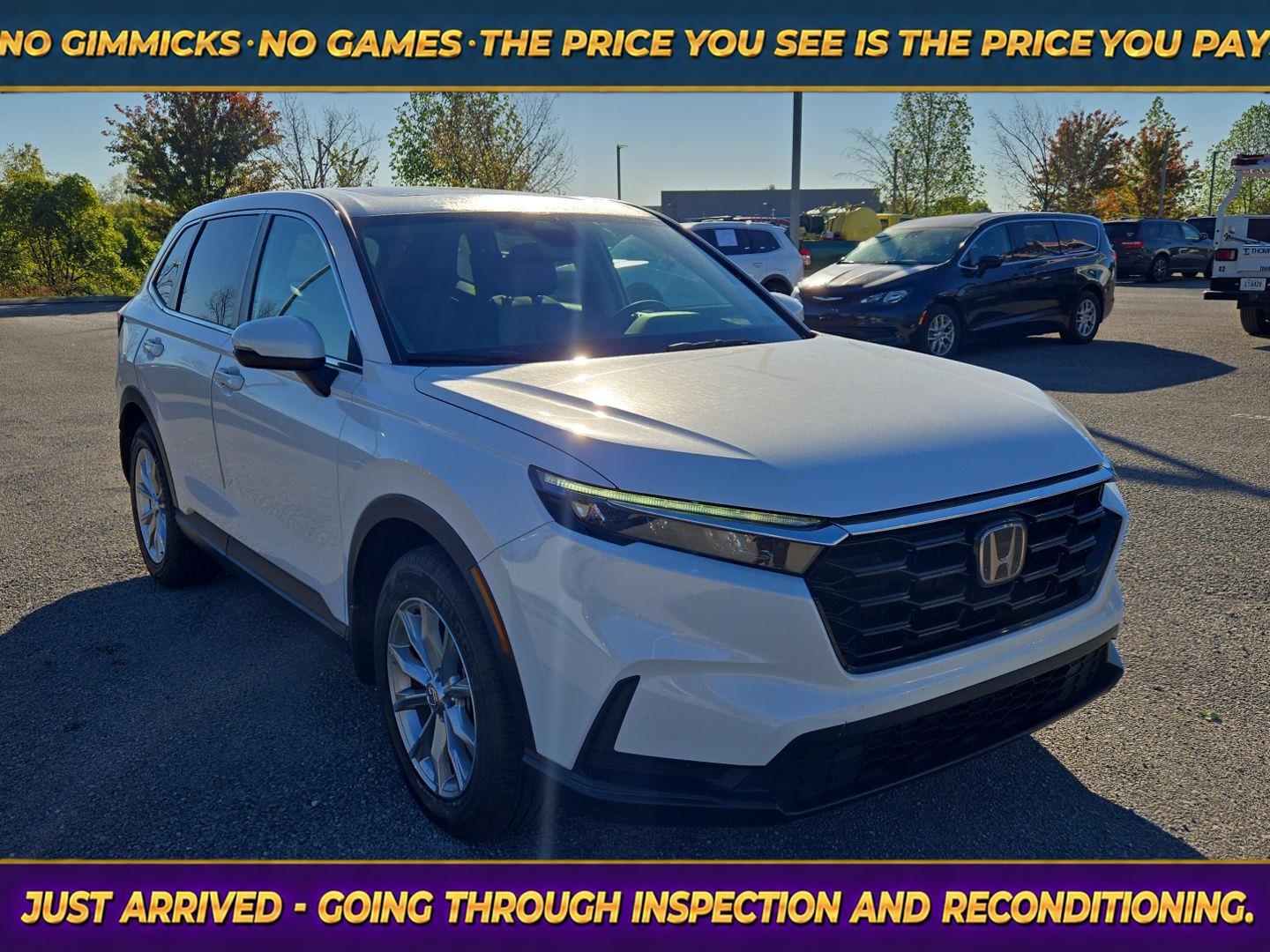 Platinum White Pearl 2024 Honda CR-V SUV / Crossover All-Wheel Drive Continuously Variable Transmission