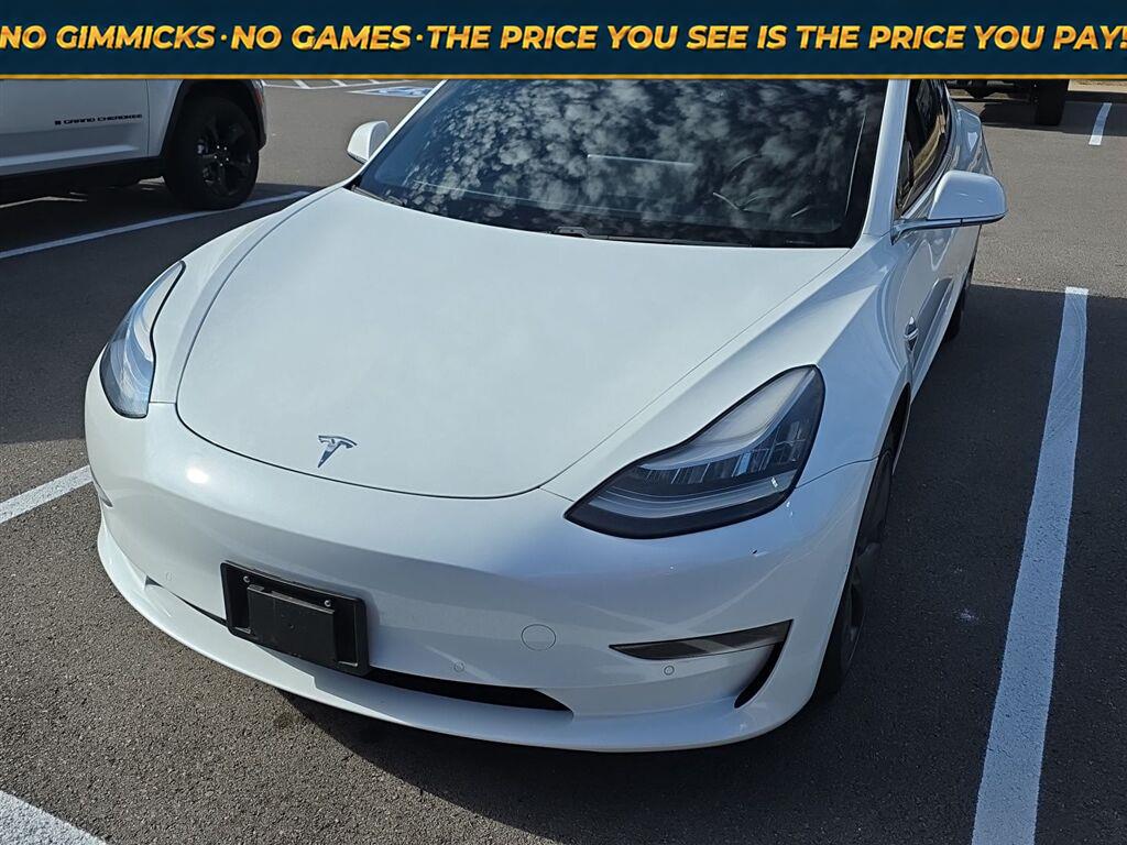 Pearl White Multi-Coat 2020 Tesla Model 3 Sedan All-Wheel Drive Automatic