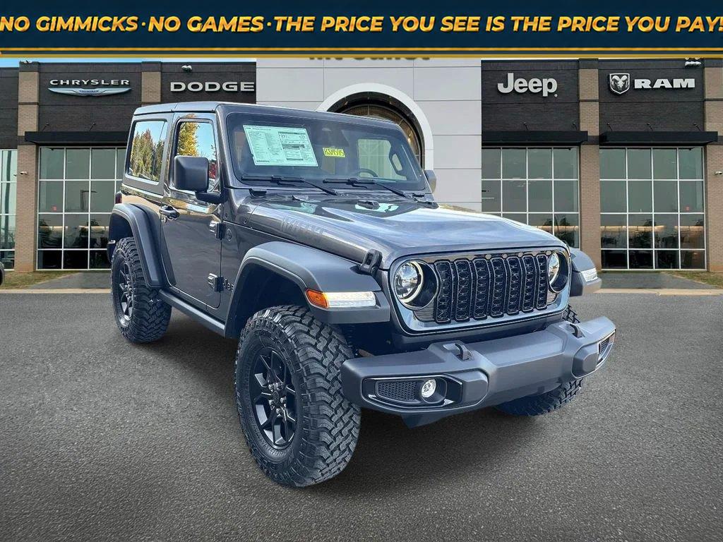Gray (Granite Crystal Metallic Clearcoat) 2026 Jeep Wrangler SUV / Crossover Four-Wheel Drive 8-Speed Automatic