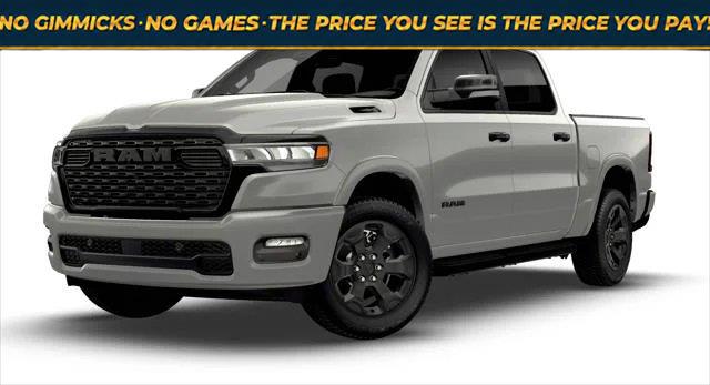 Silver Zynith 2026 RAM 1500 Pickup Truck Four-Wheel Drive 8-Speed Automatic