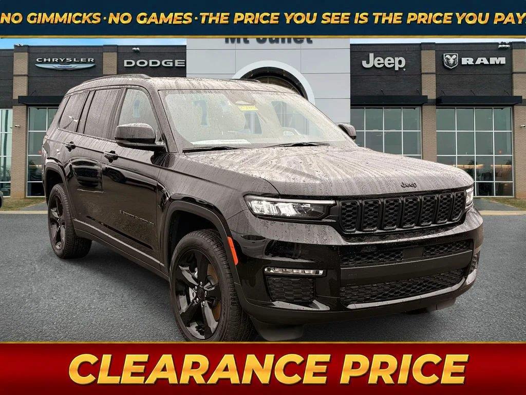 Black 2025 Jeep Grand Cherokee L SUV / Crossover Four-Wheel Drive 8-Speed Automatic