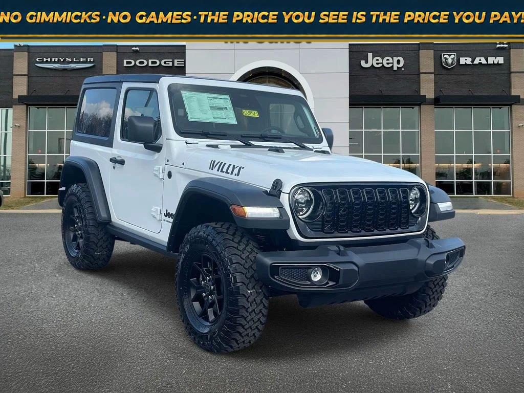 Bright White Clearcoat 2026 Jeep Wrangler SUV / Crossover Four-Wheel Drive 8-Speed Automatic