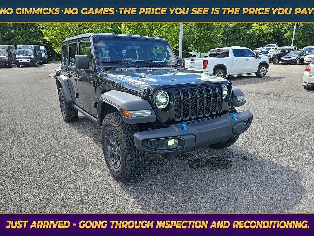 Black Clearcoat 2023 Jeep Wrangler 4xe SUV / Crossover Four-Wheel Drive 8-Speed Automatic