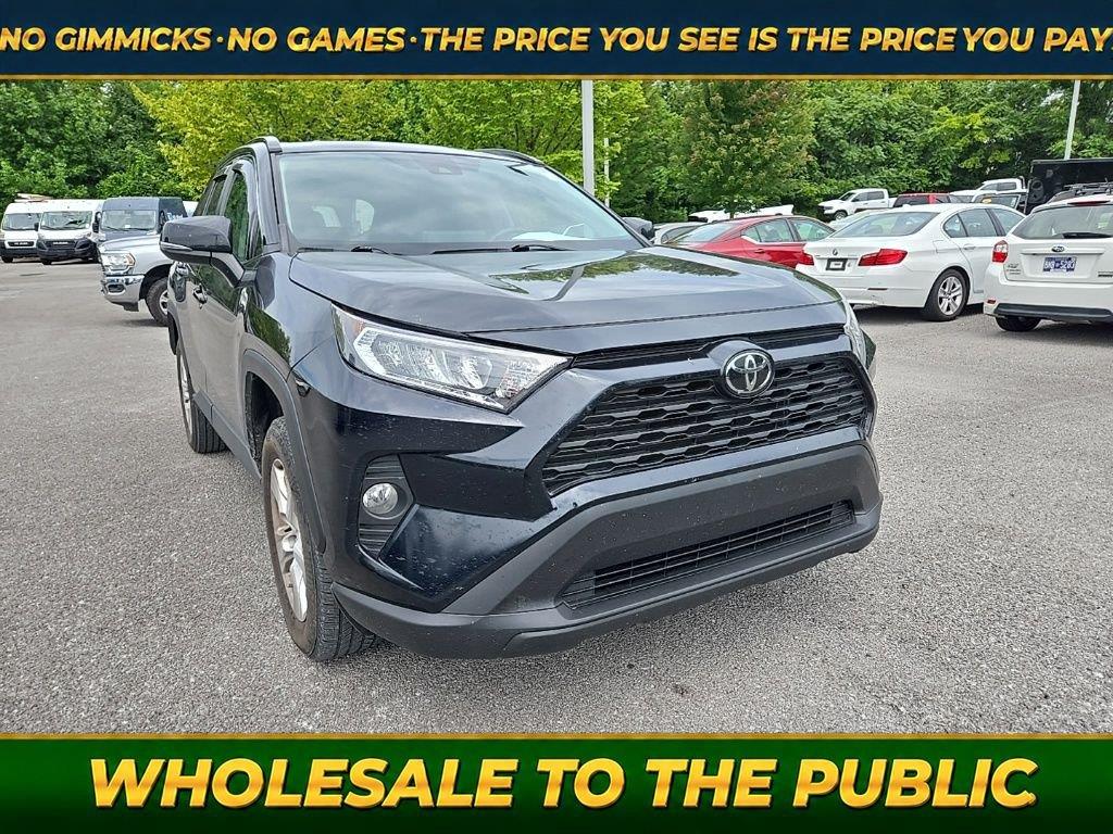 Midnight Black Metallic 2021 Toyota RAV4 SUV / Crossover Front-Wheel Drive 8-Speed Automatic