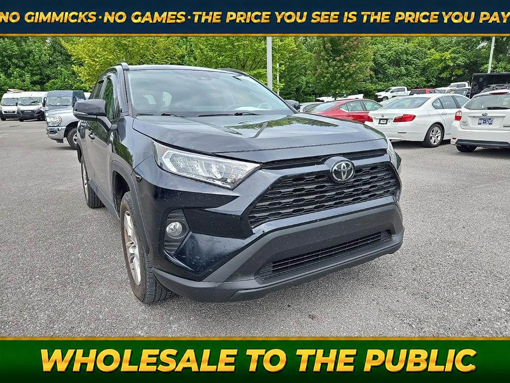 Midnight Black Metallic 2021 Toyota RAV4 SUV / Crossover Front-Wheel Drive 8-Speed Automatic
