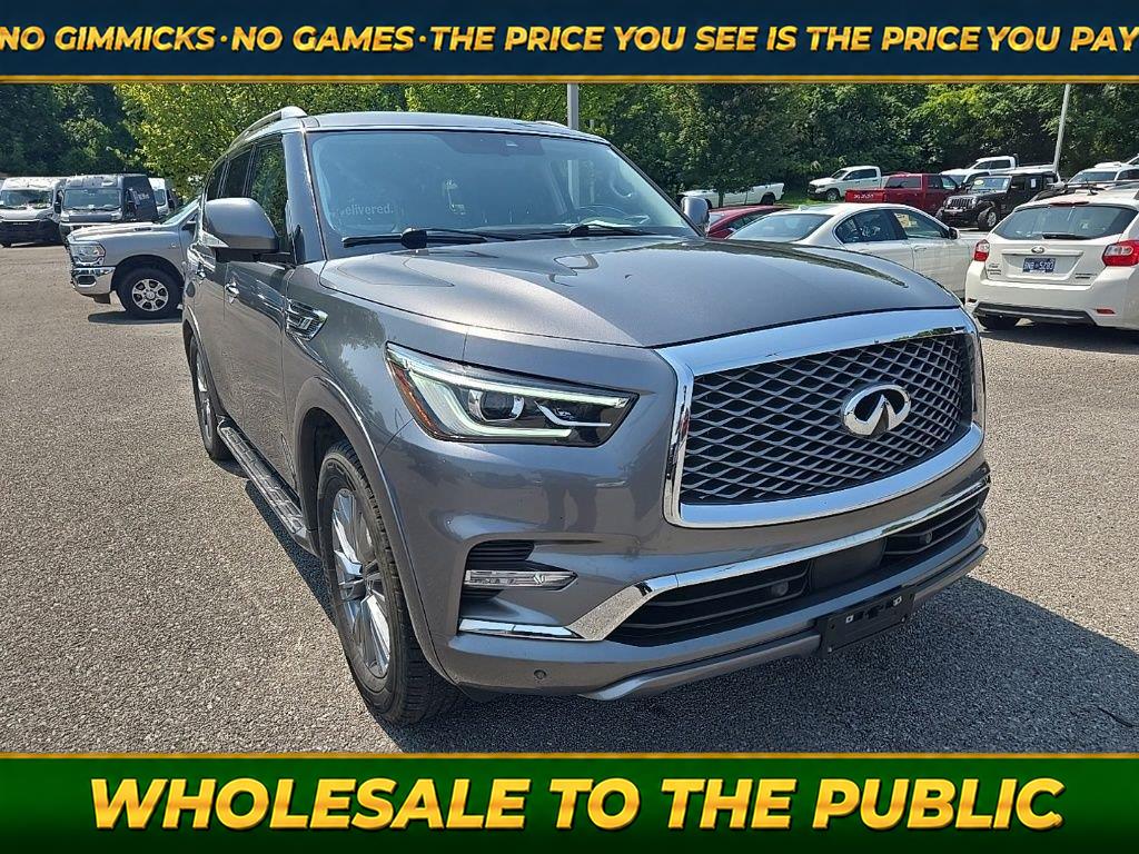 Gray (Graphite Shadow) 2021 INFINITI QX80 SUV / Crossover Rear-Wheel Drive Automatic