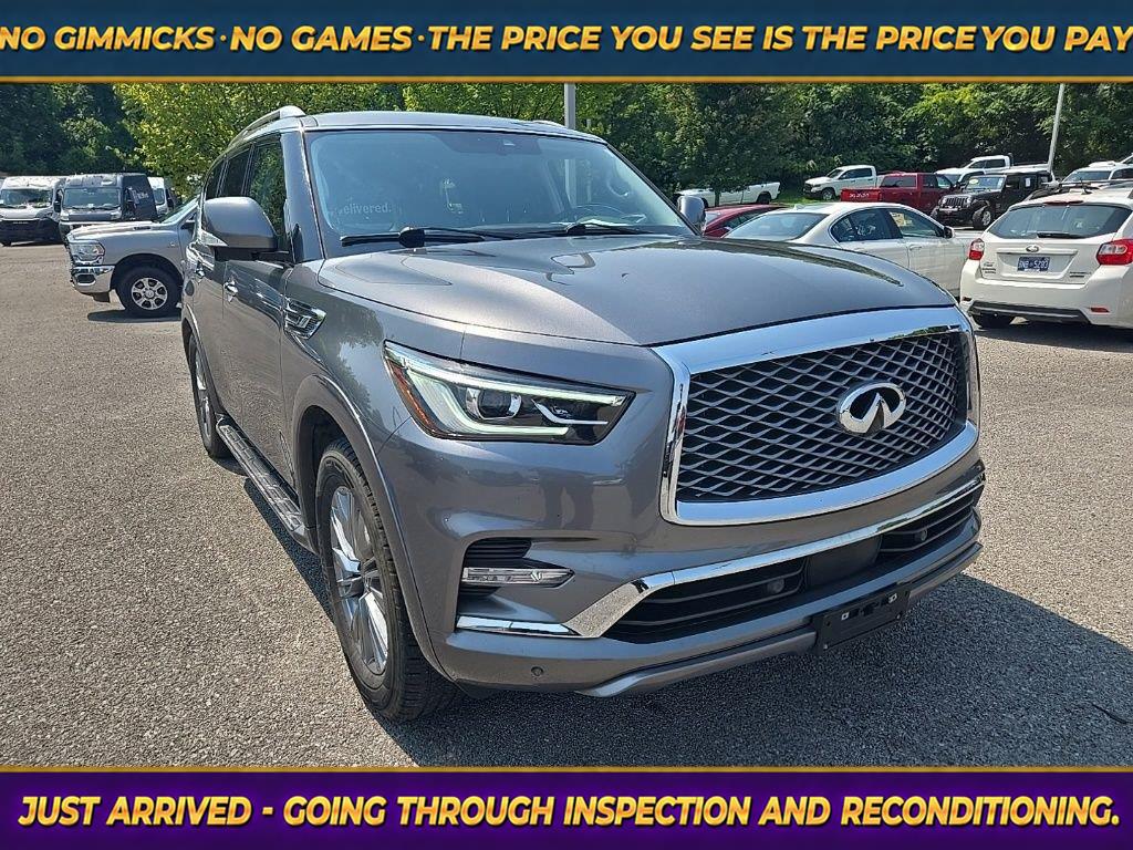 Gray (Graphite Shadow) 2021 INFINITI QX80 SUV / Crossover Rear-Wheel Drive Automatic