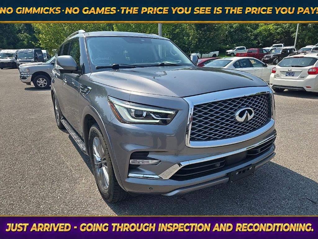 Gray (Graphite Shadow) 2021 INFINITI QX80 SUV / Crossover Rear-Wheel Drive Automatic