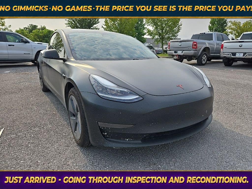 Pearl White Multi-Coat 2021 Tesla Model 3 Sedan Rear-Wheel Drive Automatic