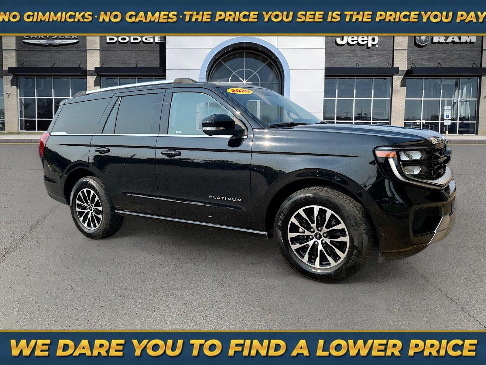 Agate Black 2025 Ford Expedition SUV / Crossover Four-Wheel Drive Automatic