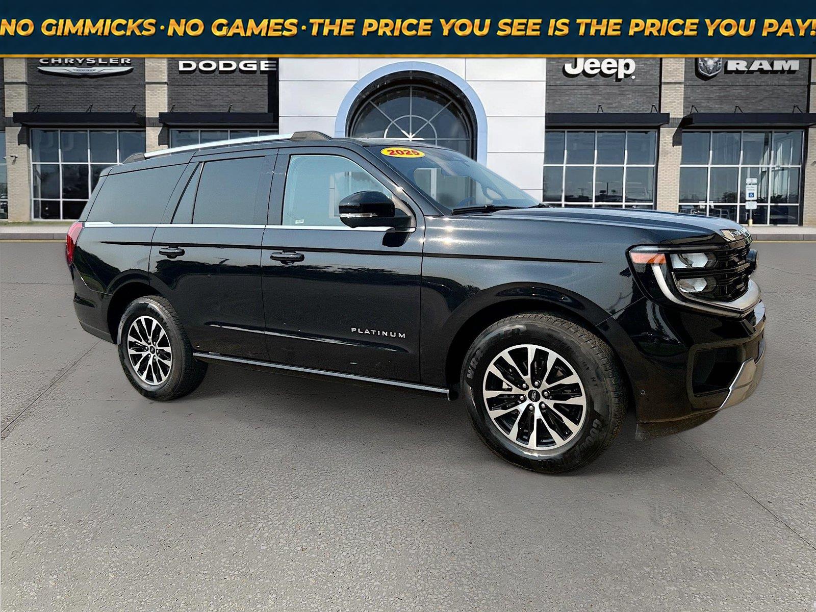 Agate Black 2025 Ford Expedition SUV / Crossover Four-Wheel Drive Automatic