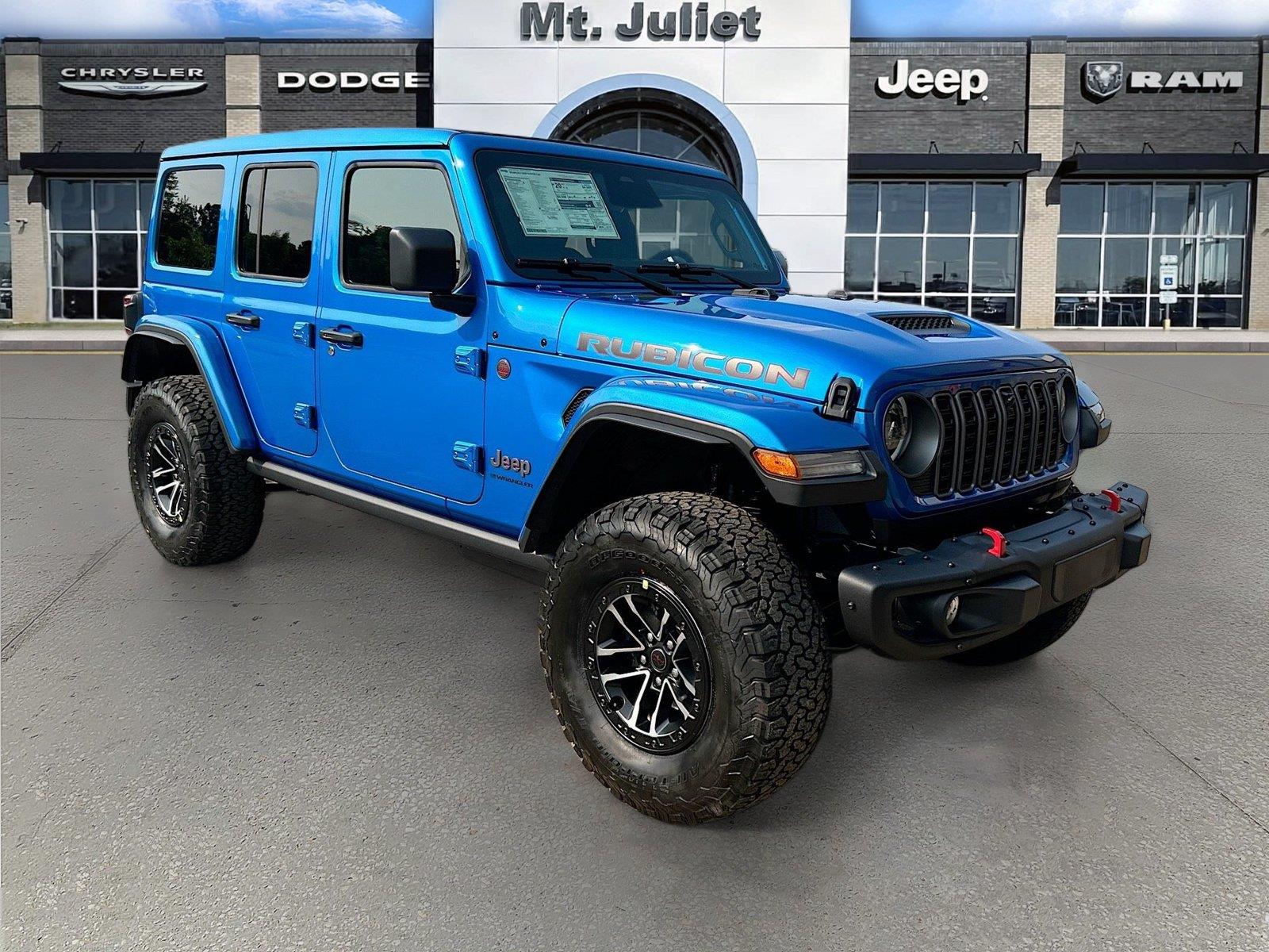 Hydro Blue Pearlcoat 2026 Jeep Wrangler SUV / Crossover Four-Wheel Drive 8-Speed Automatic