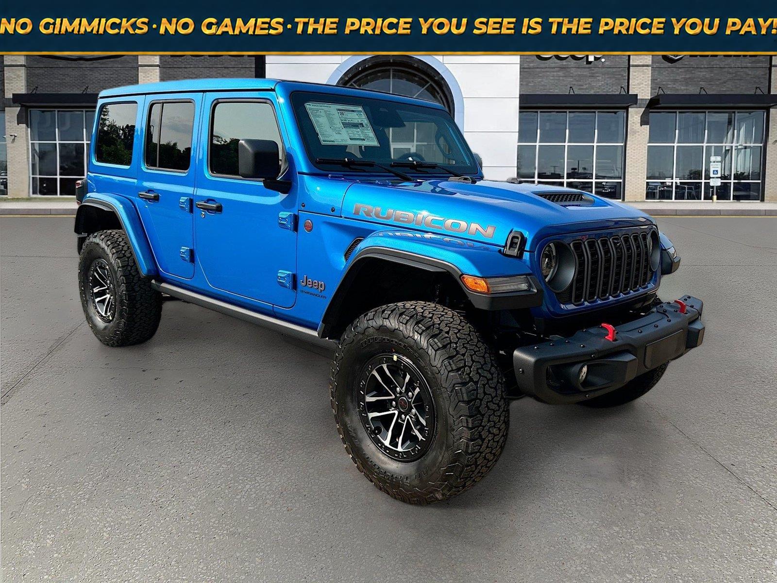 Hydro Blue Pearlcoat 2026 Jeep Wrangler SUV / Crossover Four-Wheel Drive 8-Speed Automatic