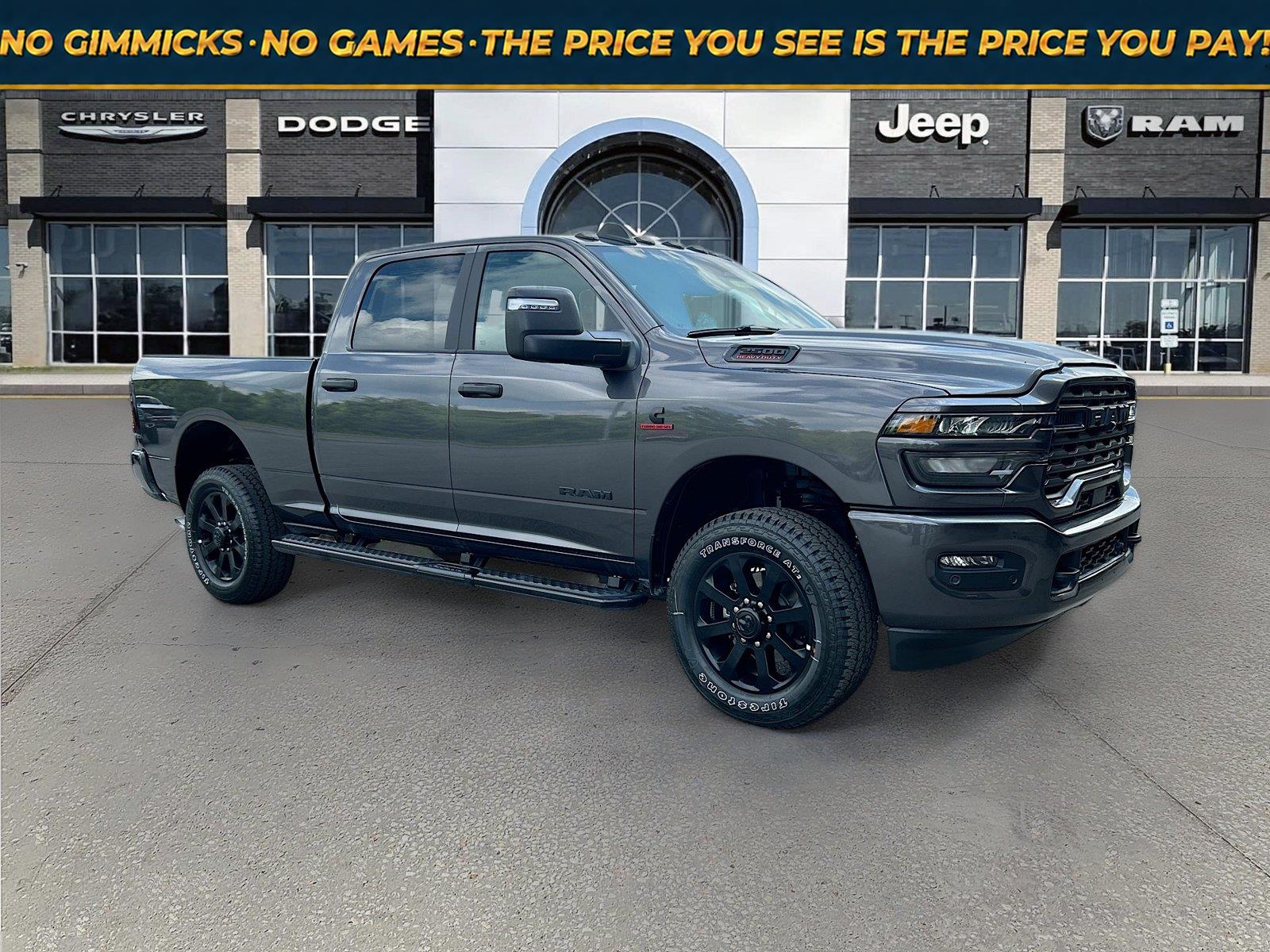Gray (Granite Crystal Metallic Clearcoat) 2026 RAM 2500 Pickup Truck Four-Wheel Drive 8-Speed Automatic