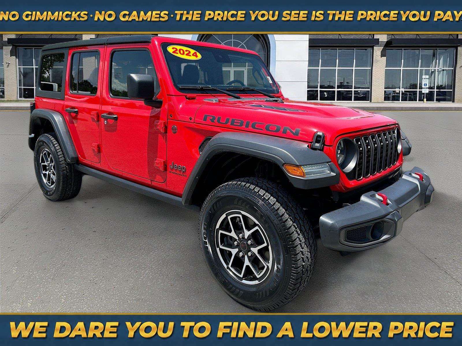 Firecracker Red Clearcoat 2024 Jeep Wrangler SUV / Crossover Four-Wheel Drive 8-Speed Automatic