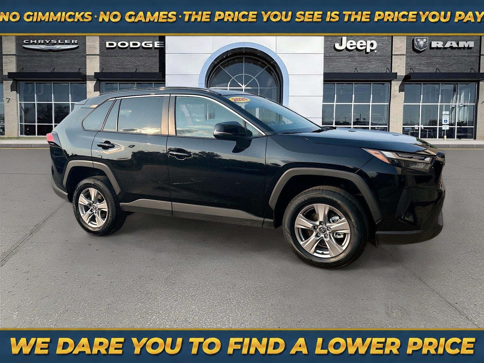 Midnight Black Metallic 2025 Toyota RAV4 SUV / Crossover Front-Wheel Drive 8-Speed Automatic