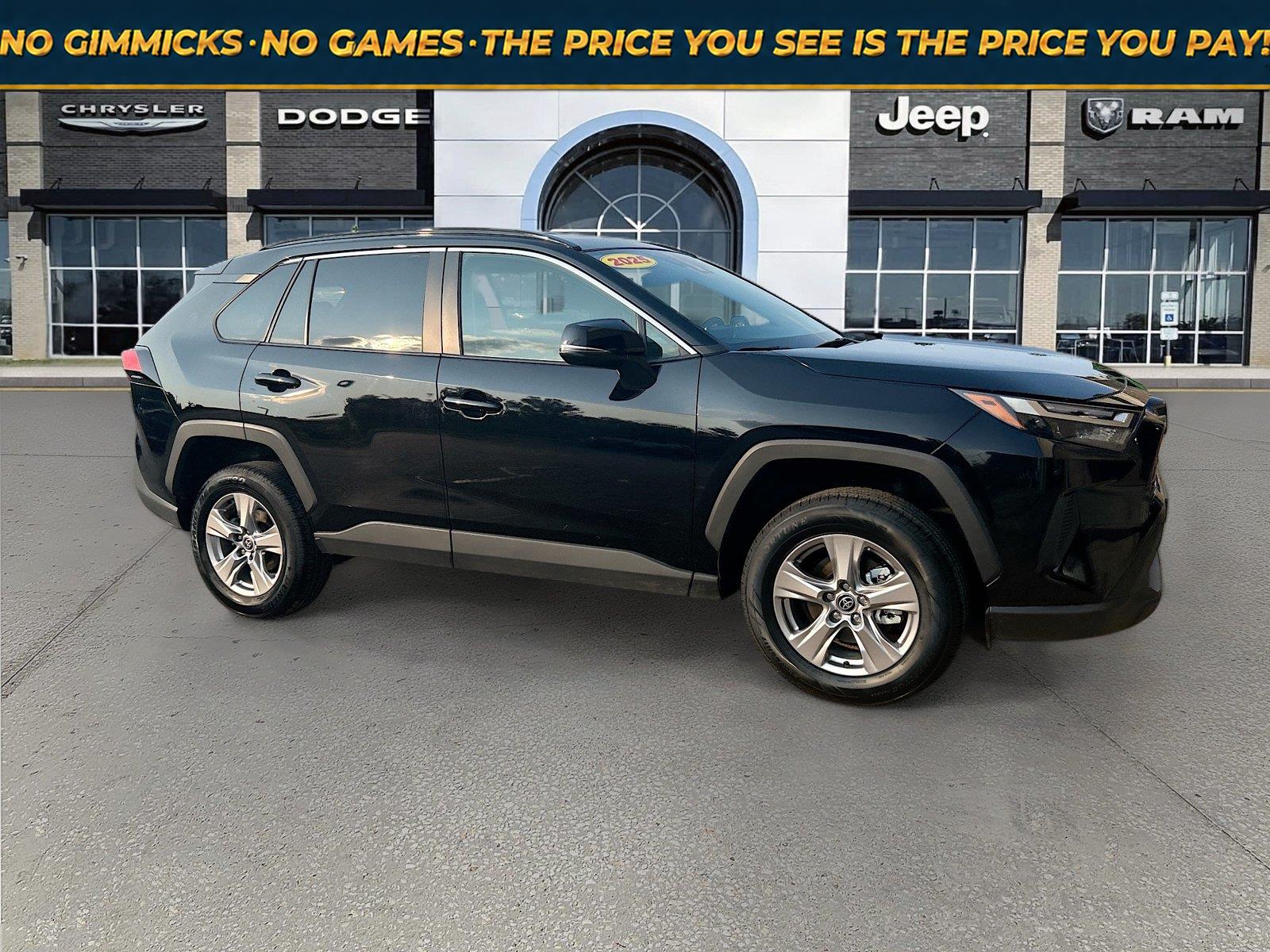 Midnight Black Metallic 2025 Toyota RAV4 SUV / Crossover Front-Wheel Drive 8-Speed Automatic