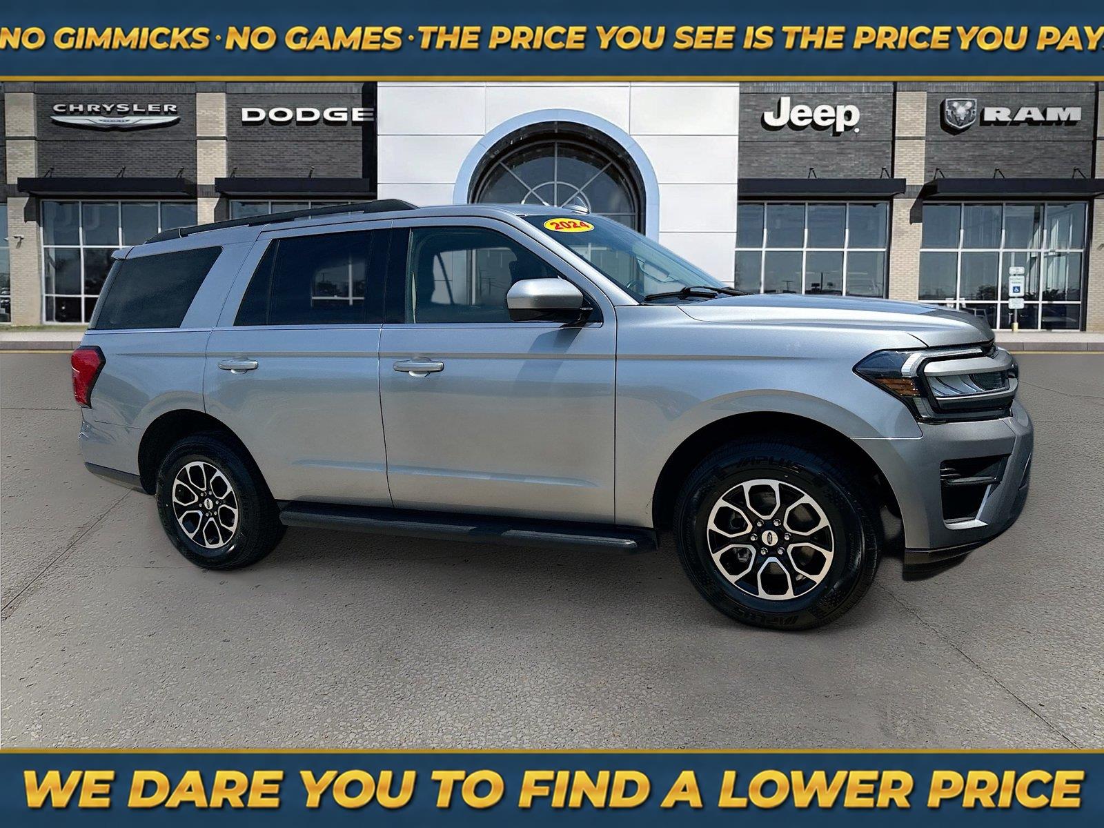 Iconic Silver 2024 Ford Expedition SUV / Crossover Four-Wheel Drive Automatic