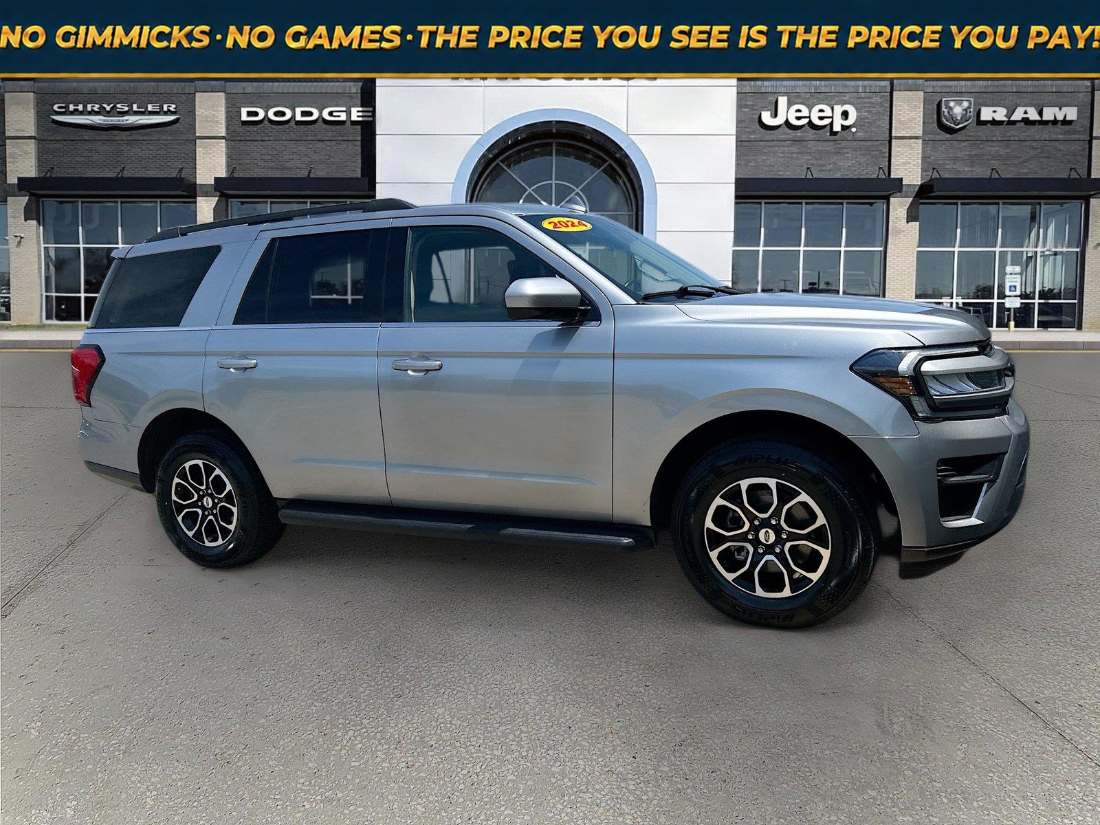 Iconic Silver 2024 Ford Expedition SUV / Crossover Four-Wheel Drive Automatic