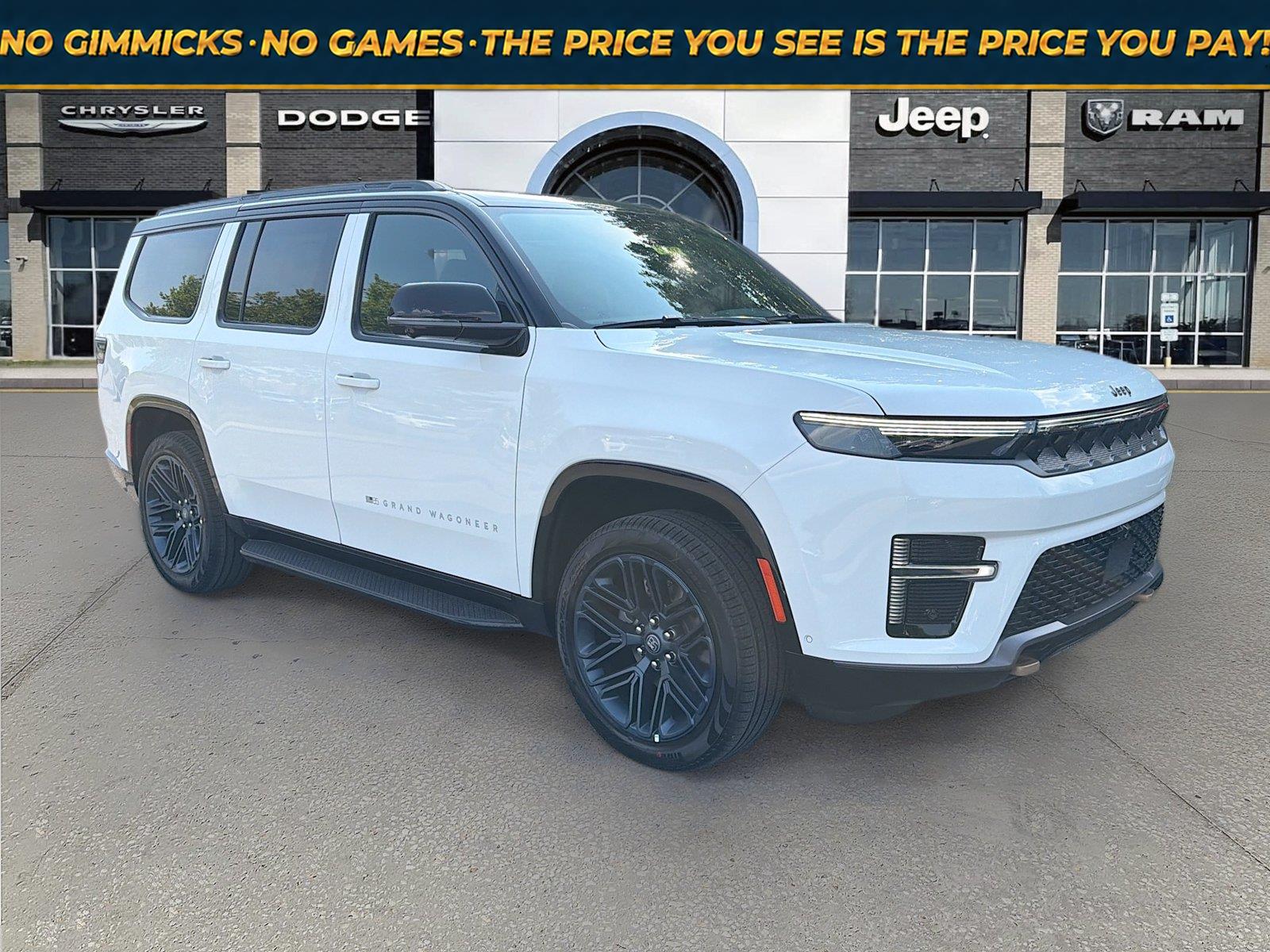 Bright White Clearcoat 2026 Jeep Grand Wagoneer SUV / Crossover Four-Wheel Drive 8-Speed Automatic