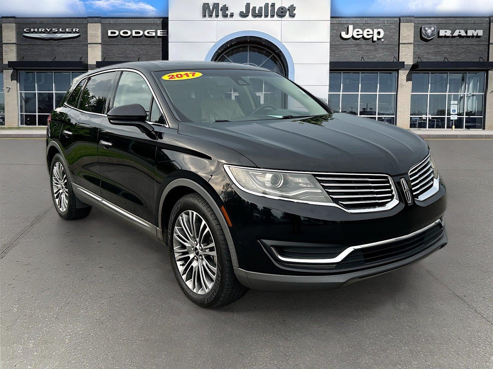 Diamond Black 2017 Lincoln MKX SUV / Crossover Front-Wheel Drive 6-Speed Automatic