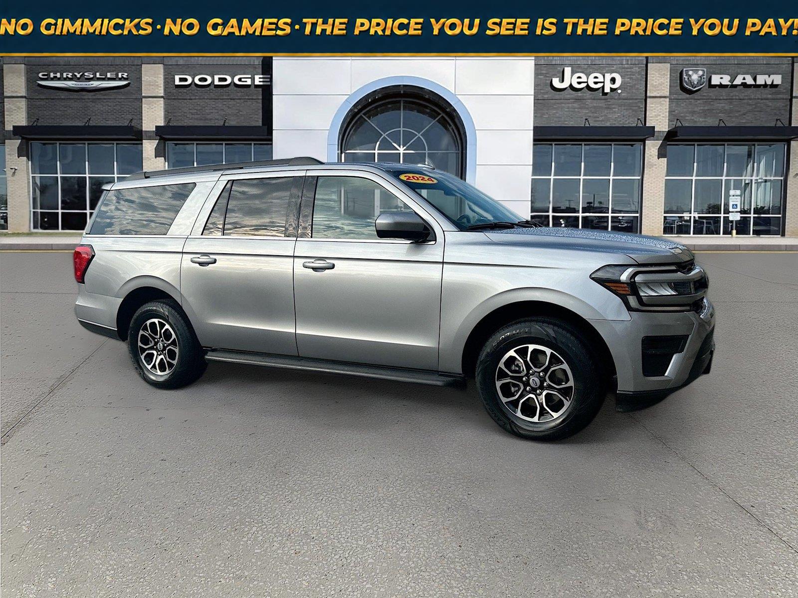 Iconic Silver 2024 Ford Expedition SUV / Crossover Four-Wheel Drive Automatic