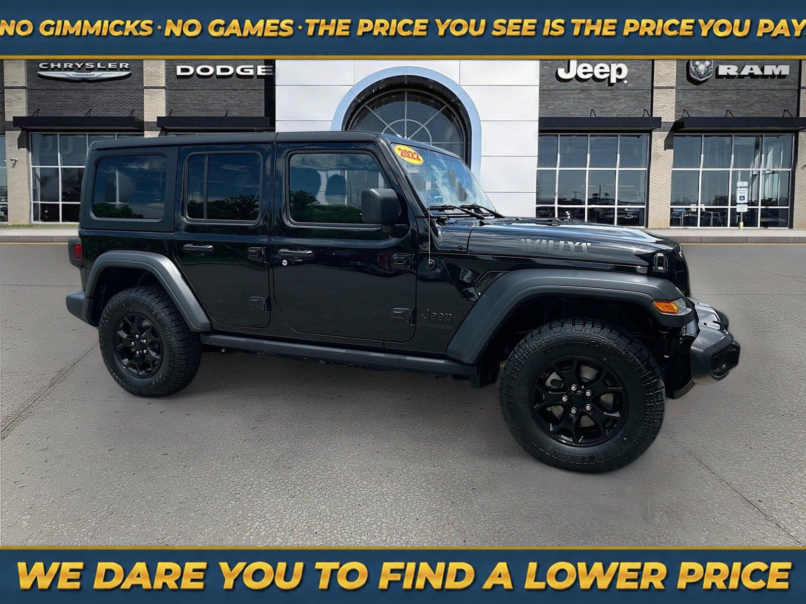 2022 Jeep Wrangler Negro (Black Clearcoat) SUV/Crossover Todo terreno 8 velocidades Automática