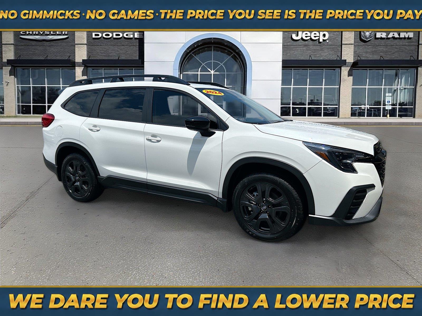 Crystal White Pearl 2024 Subaru Ascent SUV / Crossover All-Wheel Drive Continuously Variable Transmission