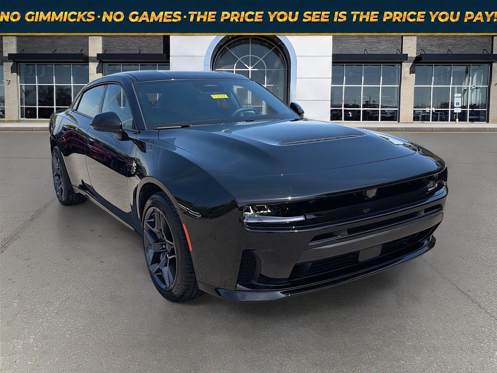 Diamond Black Crystal Pearlcoat 2026 Dodge Charger Sedan All-Wheel Drive 8-Speed Automatic