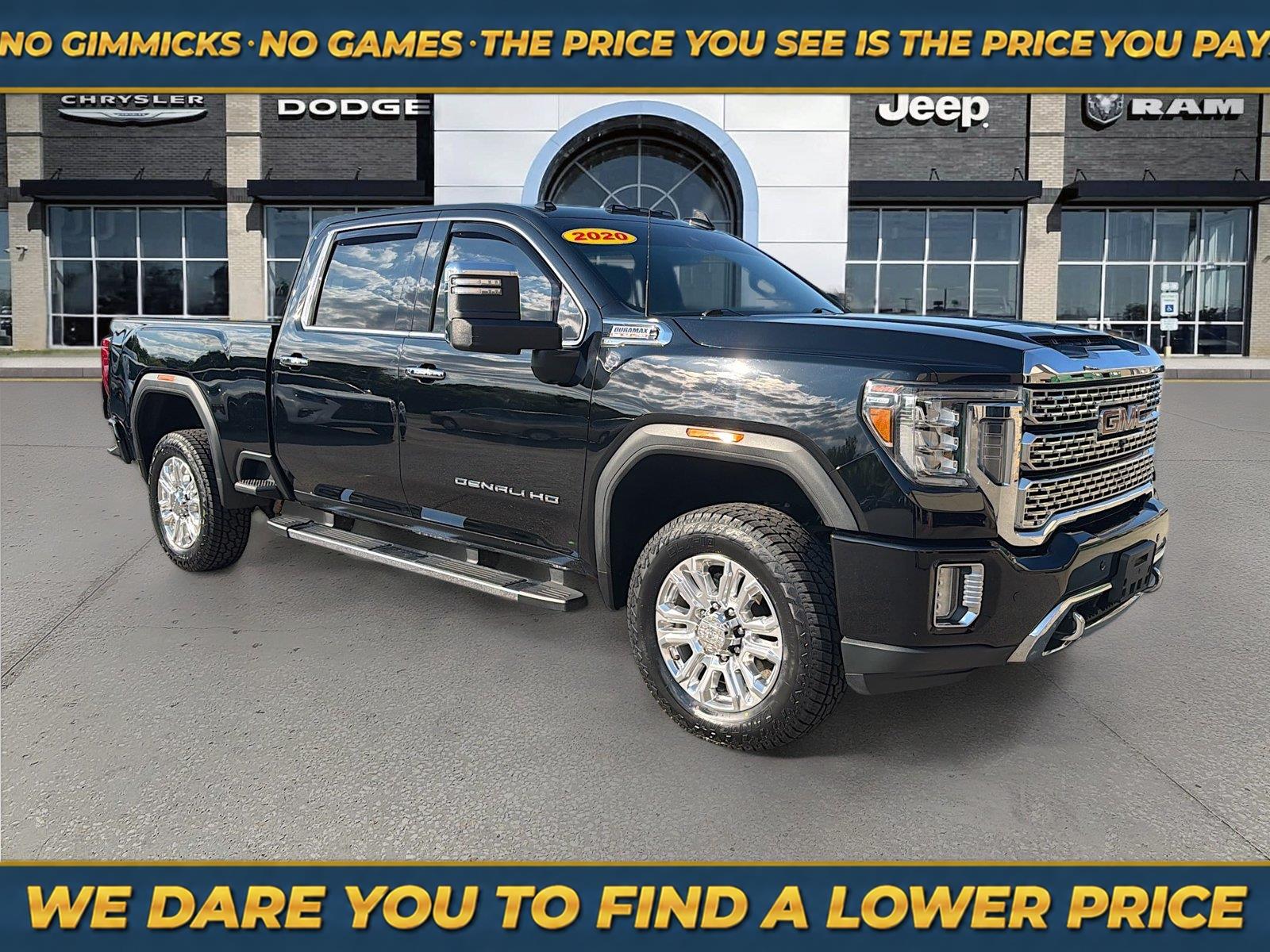 Onyx Black 2020 GMC Sierra 3500HD Pickup Truck Four-Wheel Drive Automatic