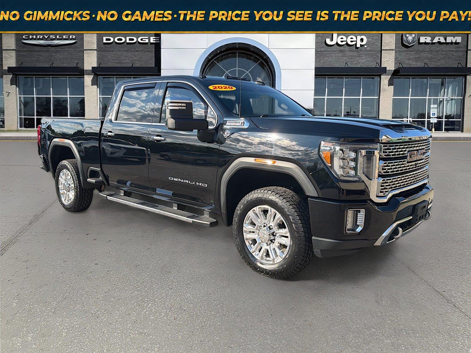 Onyx Black 2020 GMC Sierra 3500HD Pickup Truck Four-Wheel Drive Automatic