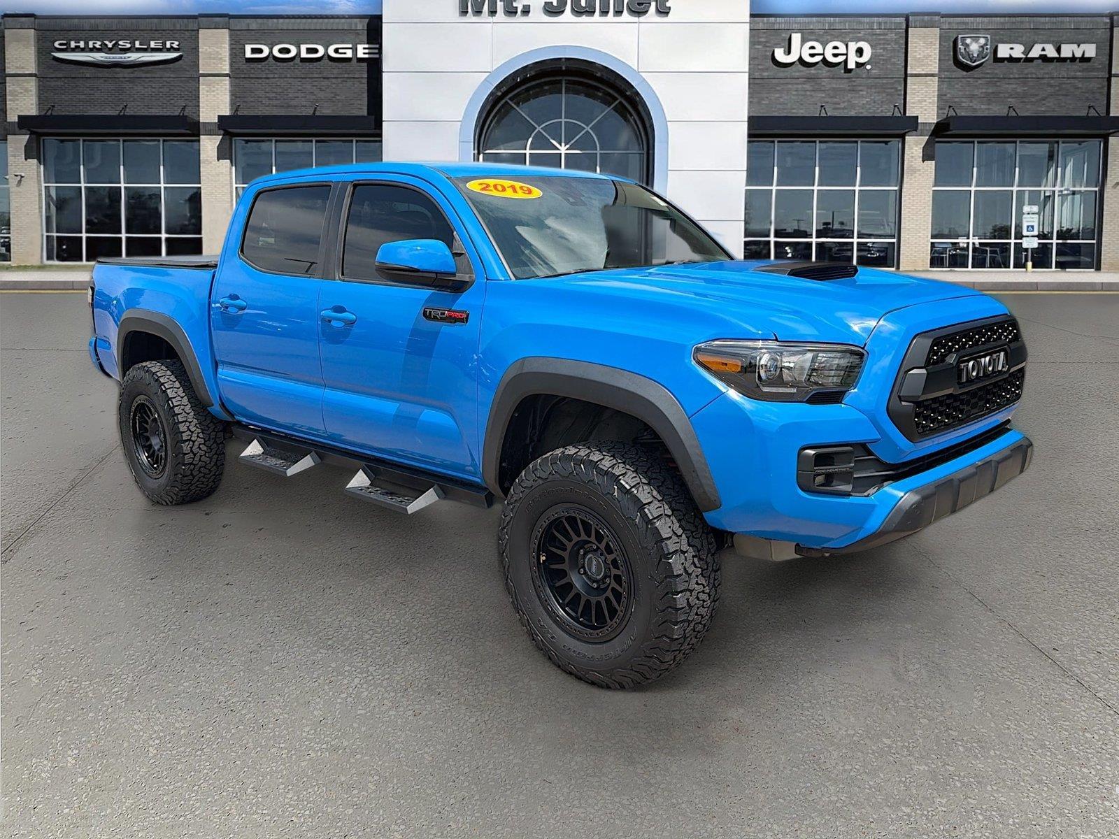 Voodoo Blue 2019 Toyota Tacoma Pickup Truck Four-Wheel Drive 6-Speed Automatic