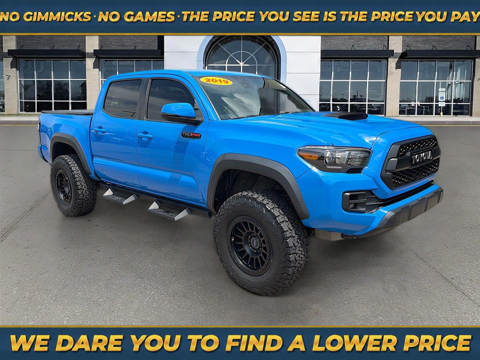 Voodoo Blue 2019 Toyota Tacoma Pickup Truck Four-Wheel Drive Automatic