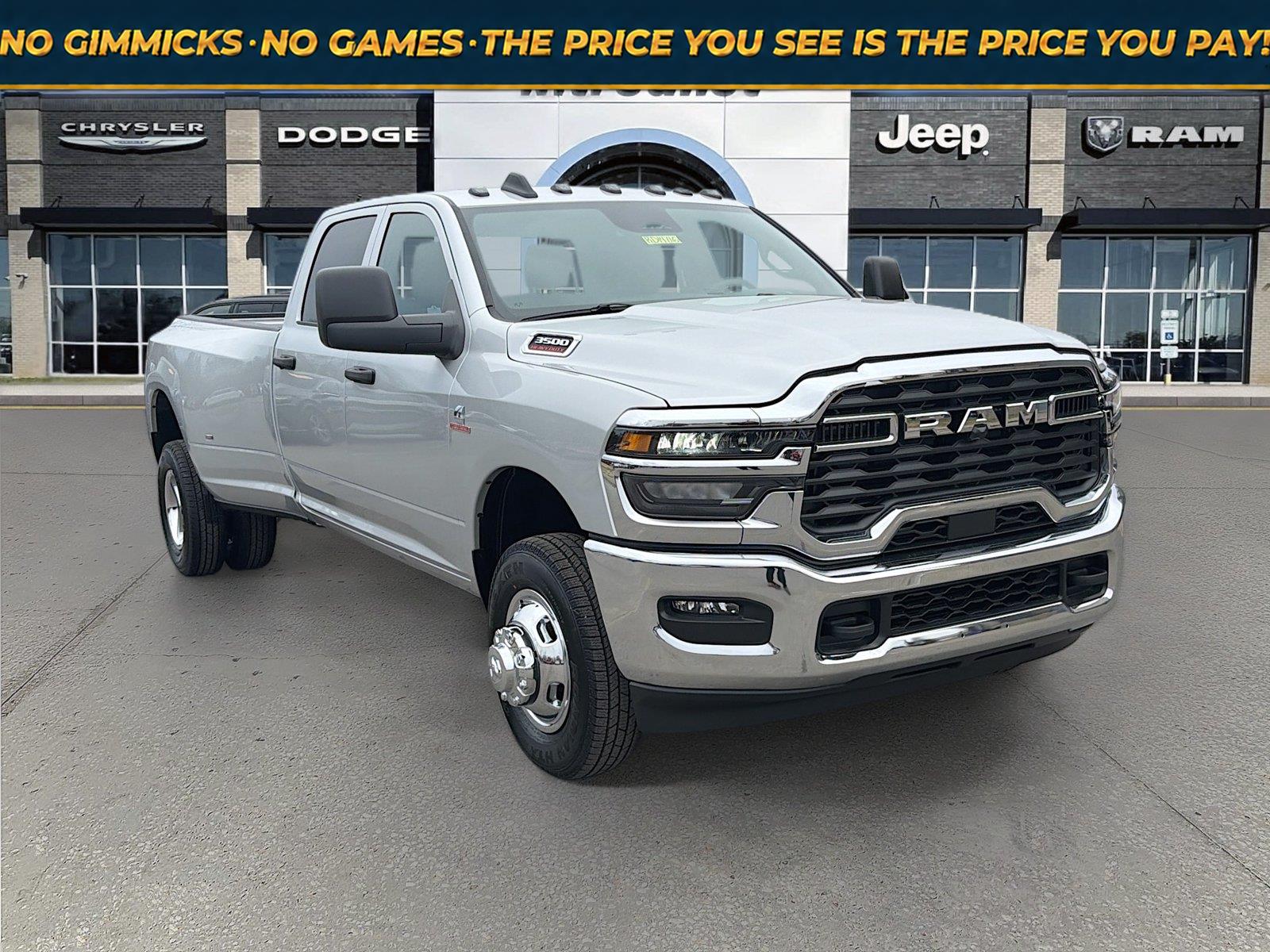 Silver Zynith 2026 RAM 3500 Pickup Truck Four-Wheel Drive 8-Speed Automatic