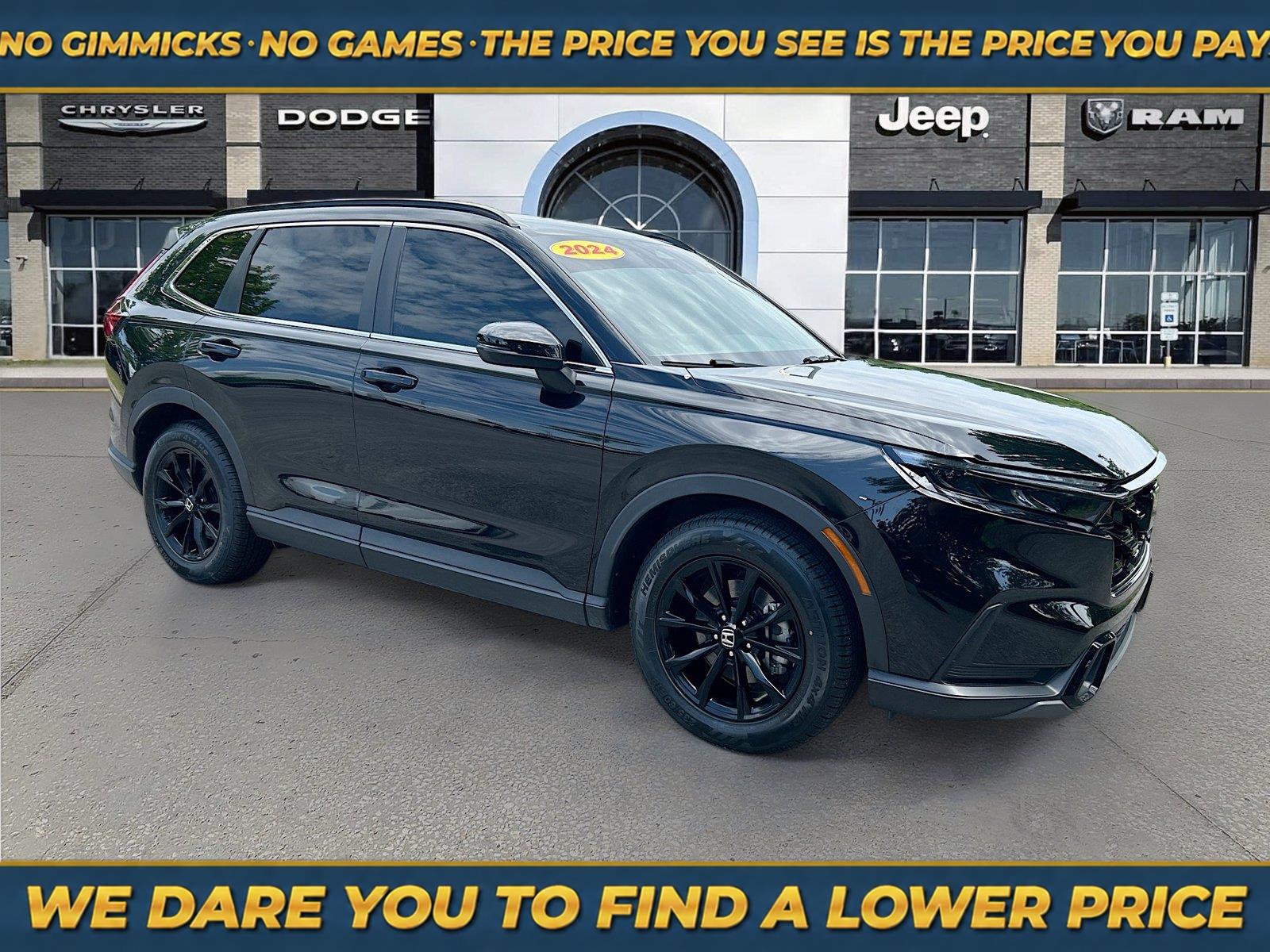 Crystal Black Pearl 2024 Honda CR-V Hybrid SUV / Crossover Front-Wheel Drive 1-Speed Dual Clutch