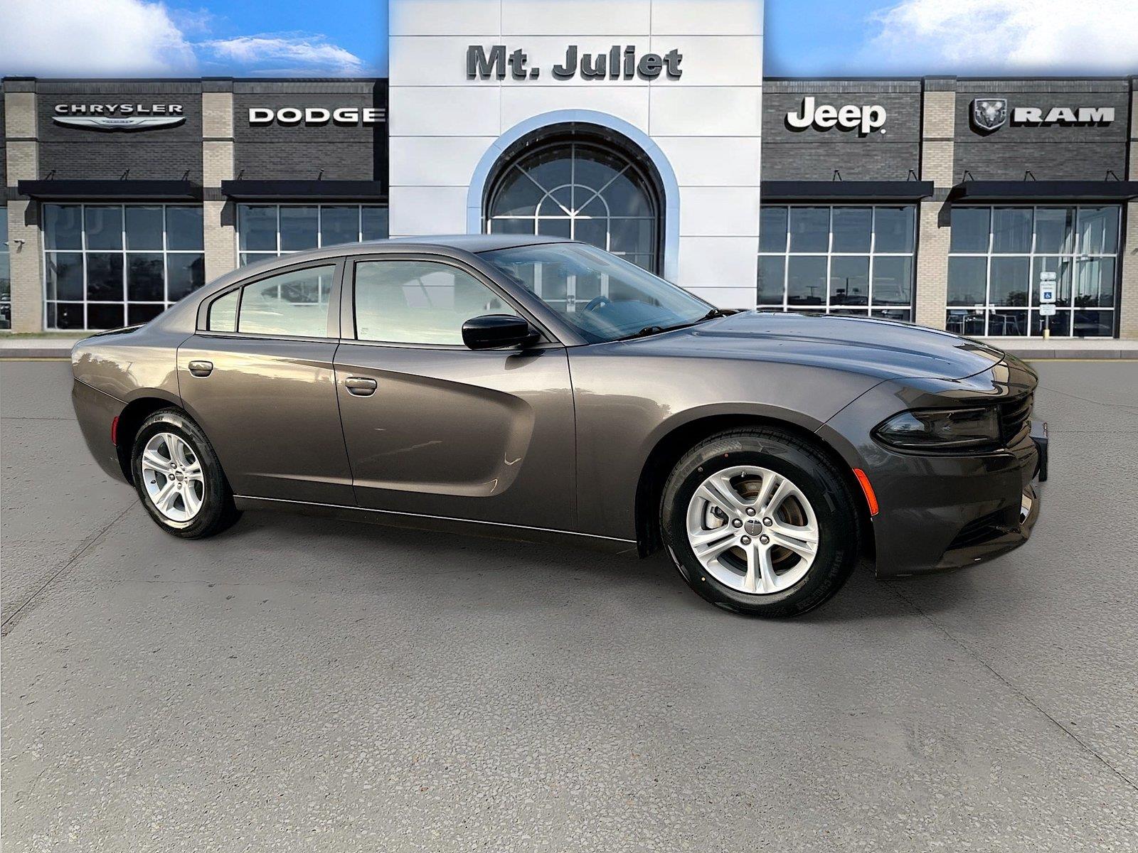 Gray (Granite Pearlcoat) 2023 Dodge Charger Sedan Rear-Wheel Drive 8-Speed Automatic