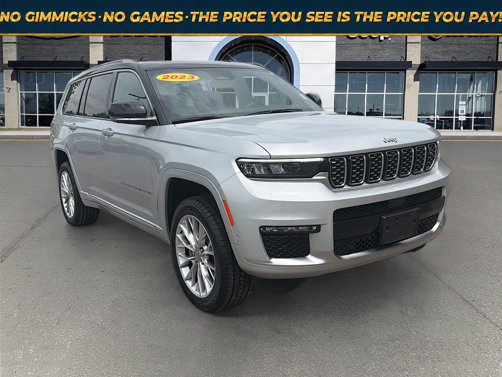 Silver Zynith 2023 Jeep Grand Cherokee L SUV / Crossover Four-Wheel Drive 8-Speed Automatic