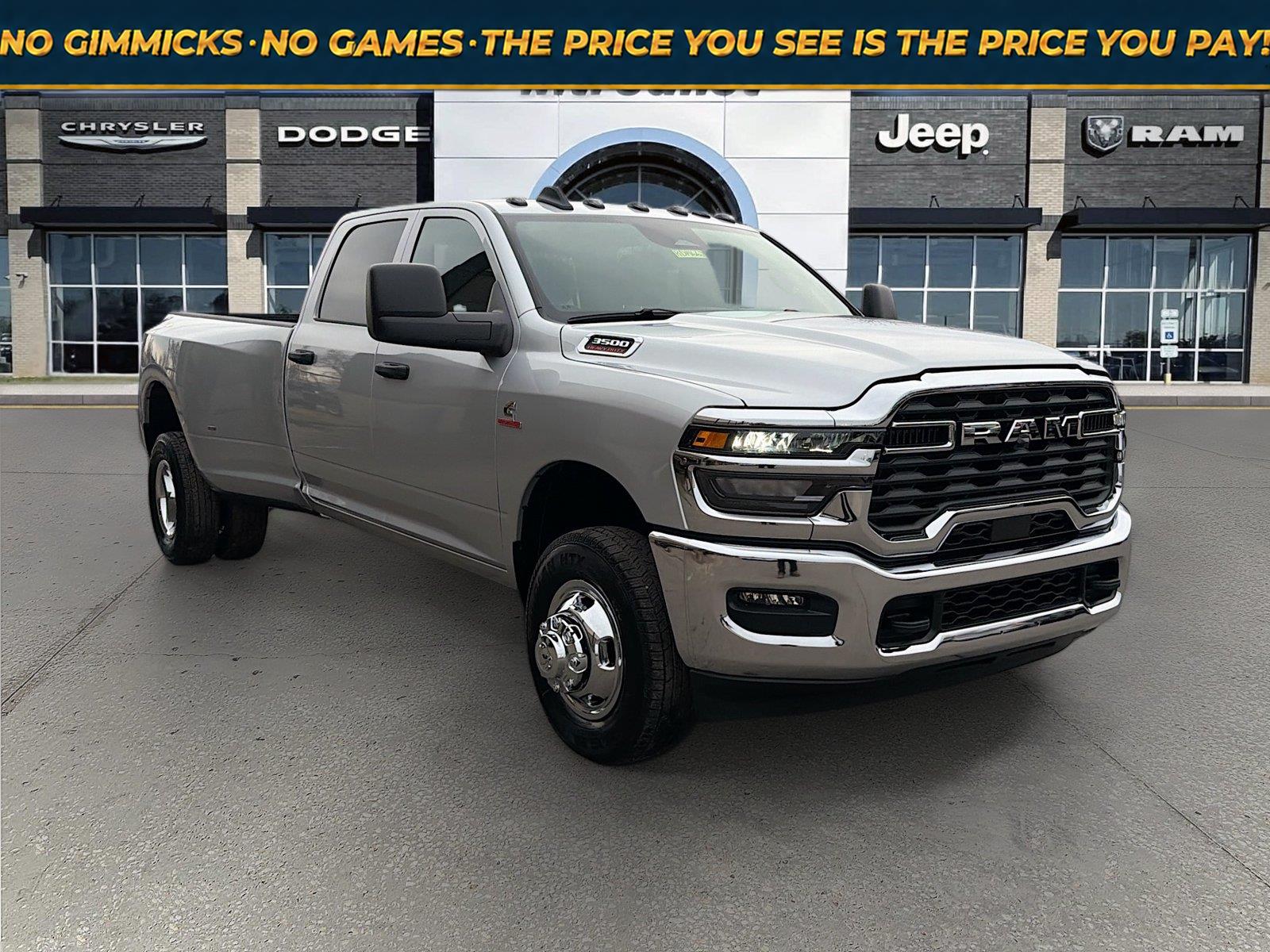 Silver Zynith 2026 RAM 3500 Pickup Truck Four-Wheel Drive 8-Speed Automatic