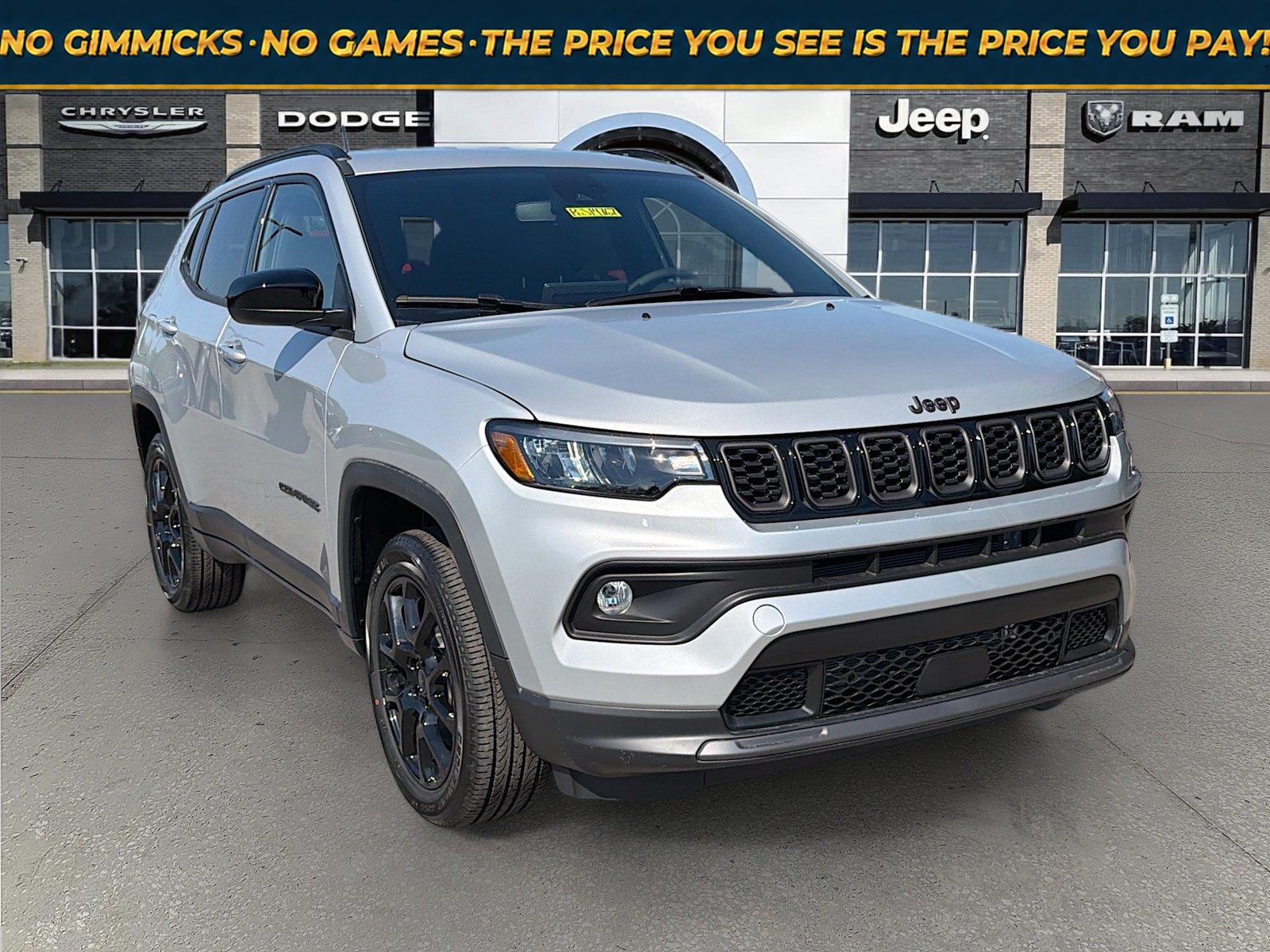 Silver Zynith Metallic Clearcoat 2026 Jeep Compass SUV / Crossover Four-Wheel Drive 8-Speed Automatic