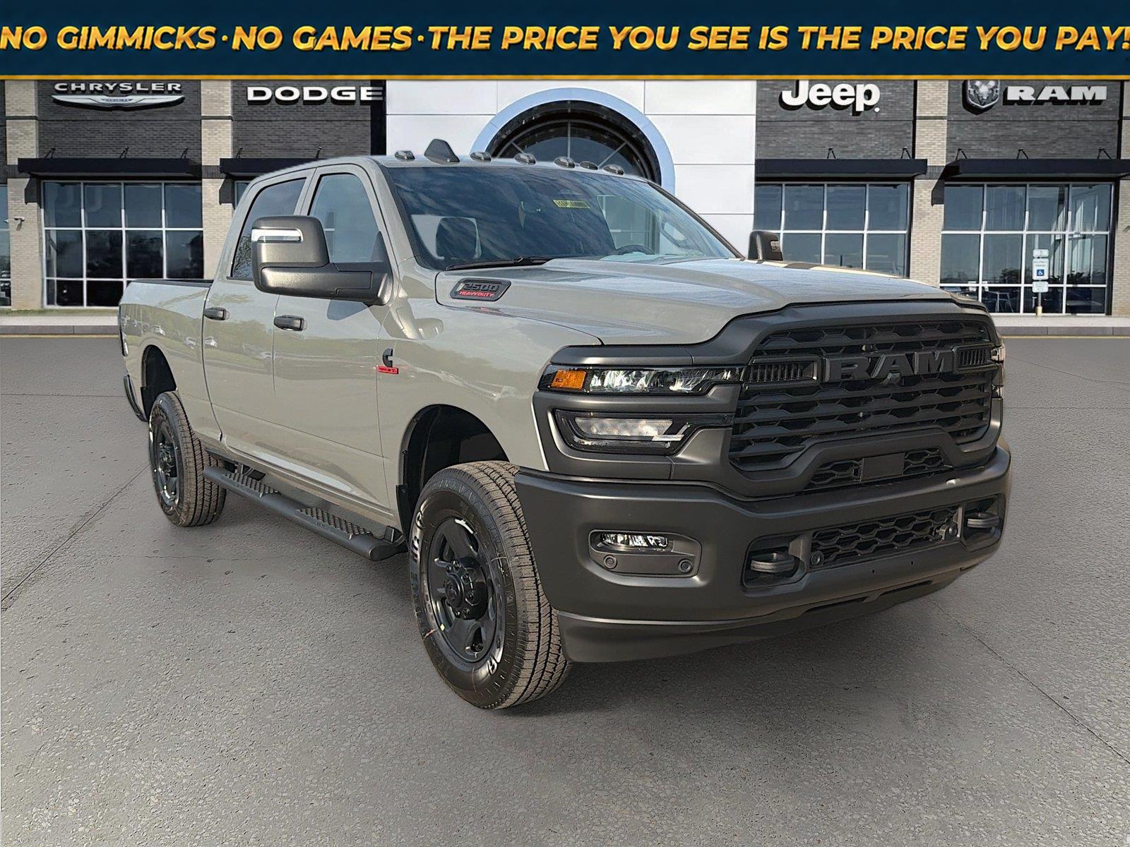 Ceramic Gray Clearcoat 2026 RAM 2500 Pickup Truck Four-Wheel Drive 8-Speed Automatic