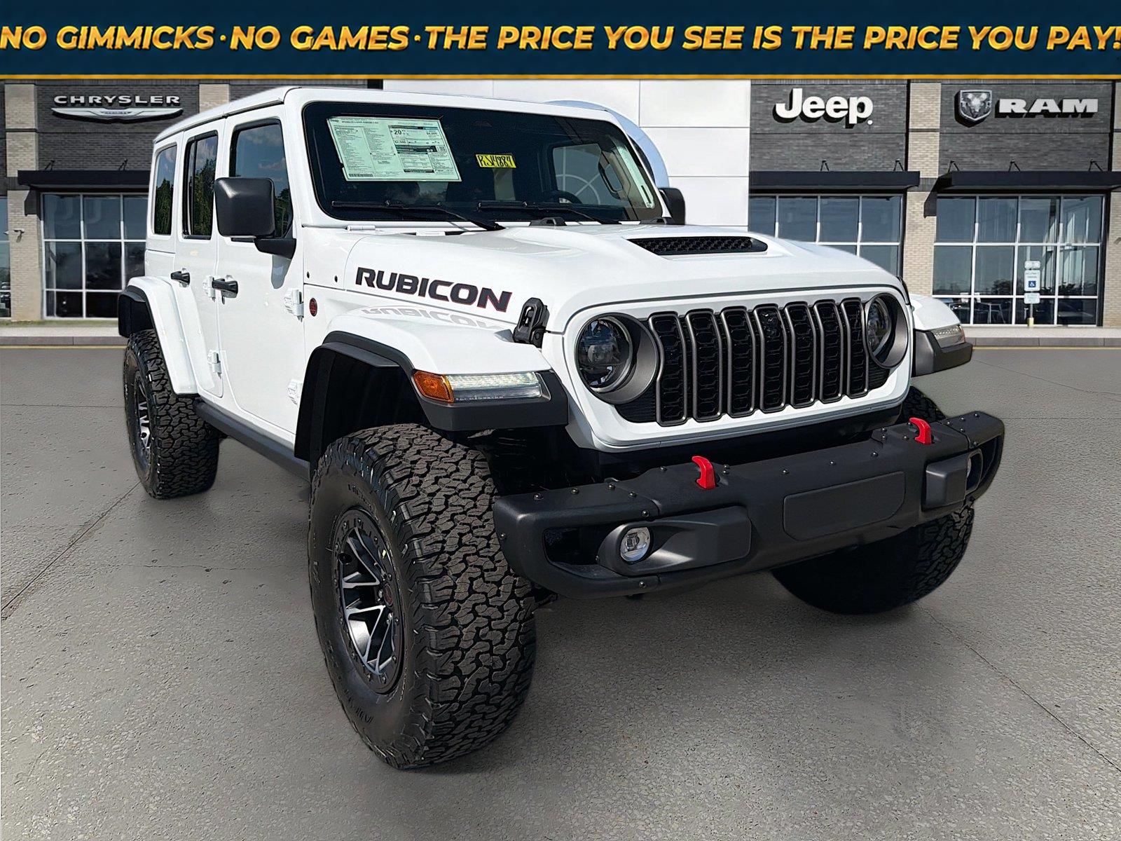 White 2026 Jeep Wrangler SUV / Crossover Four-Wheel Drive 8-Speed Automatic