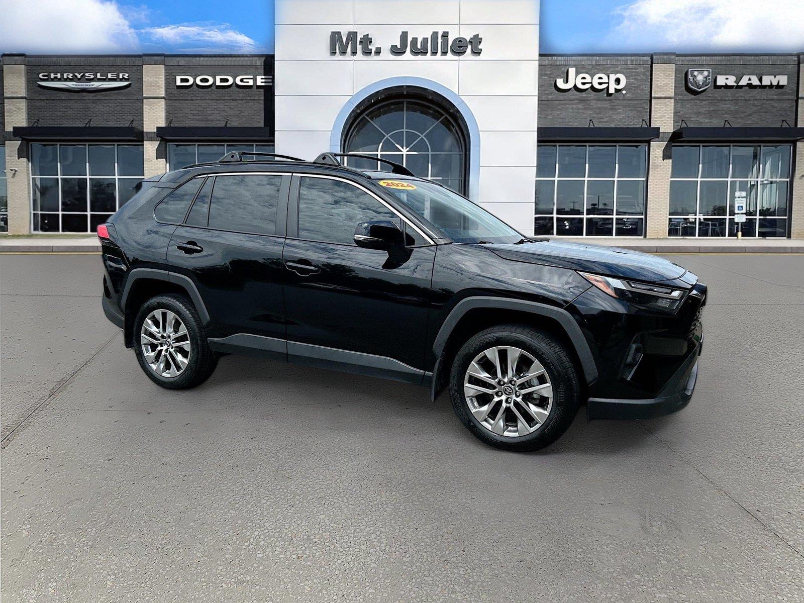 Midnight Black Metallic 2024 Toyota RAV4 SUV / Crossover Front-Wheel Drive 8-Speed Automatic