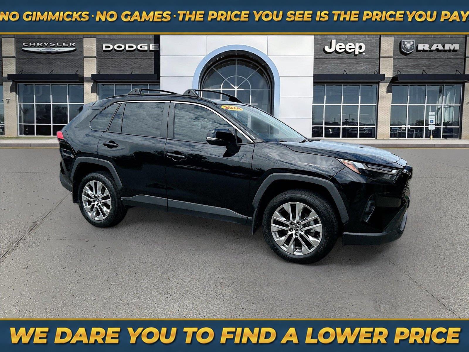 Midnight Black Metallic 2024 Toyota RAV4 SUV / Crossover Front-Wheel Drive 8-Speed Automatic
