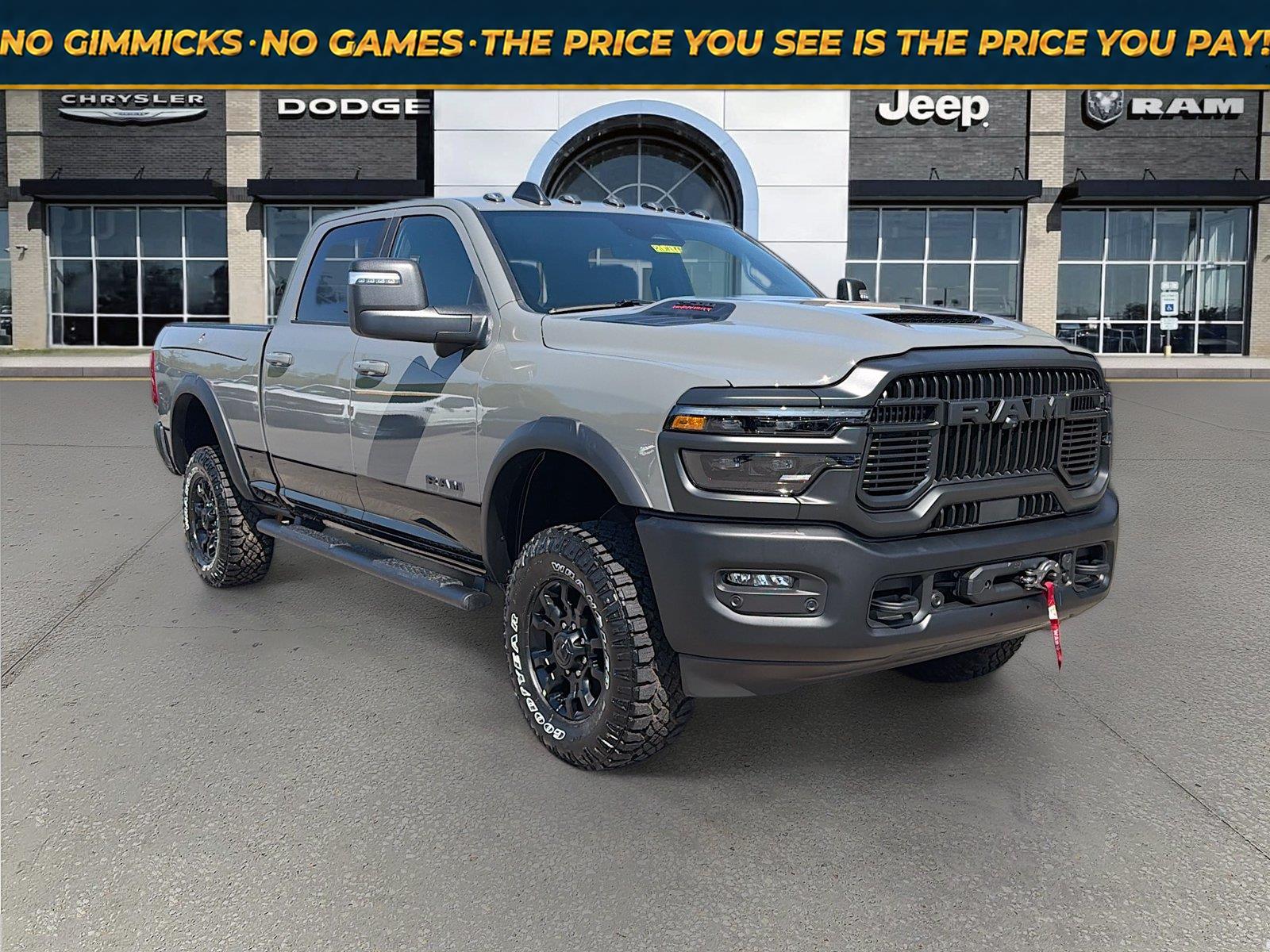 Ceramic Gray Clearcoat 2026 RAM 2500 Pickup Truck Four-Wheel Drive 8-Speed Automatic