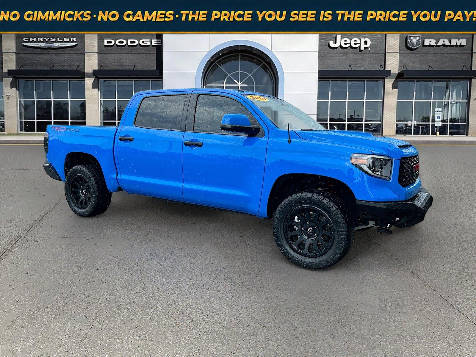 Voodoo Blue 2019 Toyota Tundra Pickup Truck Four-Wheel Drive Automatic