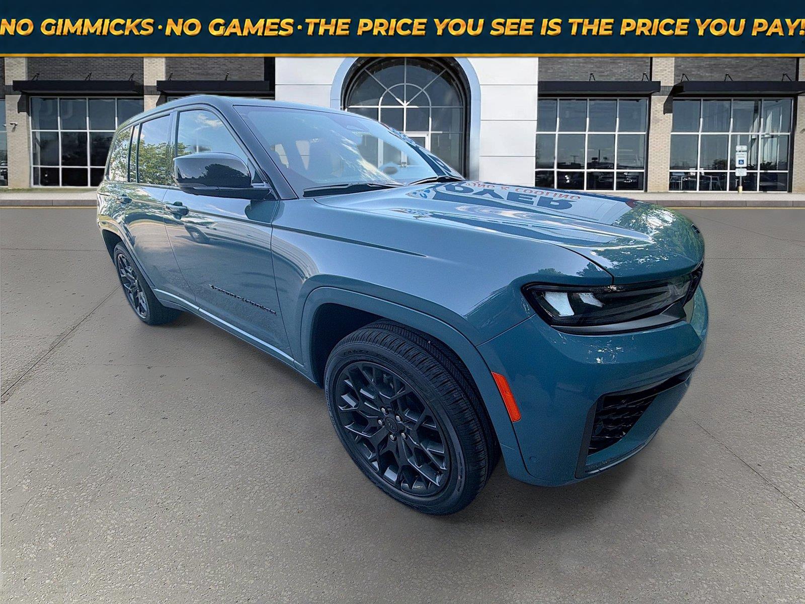 Gray (steel blue) 2026 Jeep Grand Cherokee SUV / Crossover Four-Wheel Drive 8-Speed Automatic